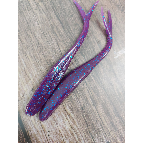 Силікон Select Victim V-Tail 4" #128 (5 шт / уп), Довжина силікону: 4.0" (10.16 см), Колір силікону: 128, фото , изображение 6