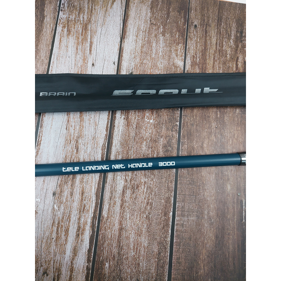 Ручка підсака Brain Scout Tele 3.0m (телескопічна), Конструкція: телескопічна, Довжина ручки: 3m, фото , изображение 6