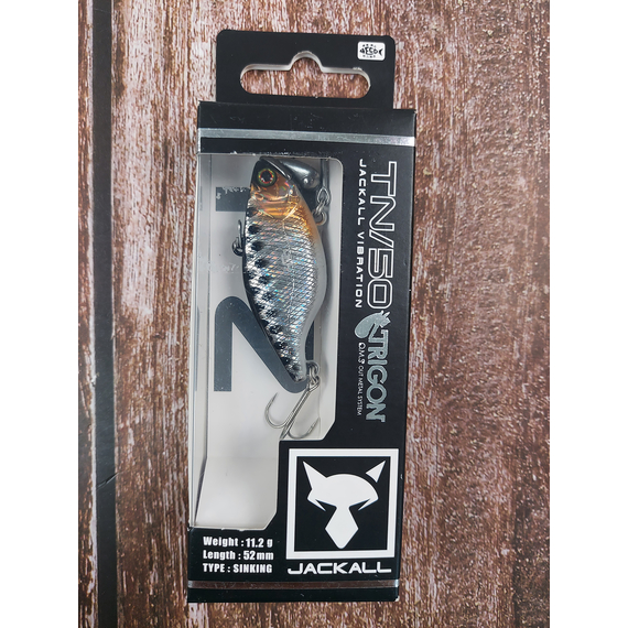 Воблер Jackall TN50 Trigon 52mm 11.2g HL Silver&Black, Размер/Вес: 52мм/11.2г, Цвет воблера: HL Silver&Black, фото , изображение 2