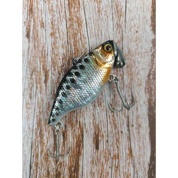 Воблер Jackall TN50 Trigon 52mm 11.2g HL Silver&Black, Размер/Вес: 52мм/11.2г, Цвет воблера: HL Silver&Black, фото , изображение 4