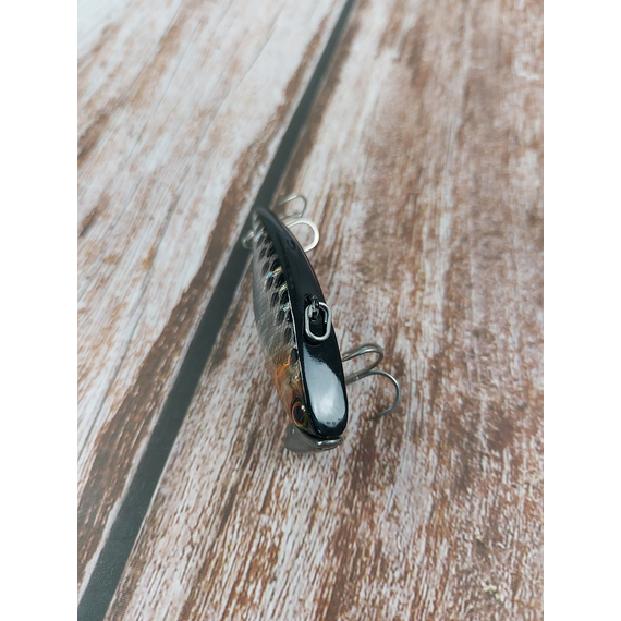 Воблер Jackall TN50 Trigon 52mm 11.2g HL Silver&Black, Размер/Вес: 52мм/11.2г, Цвет воблера: HL Silver&Black, фото , изображение 5