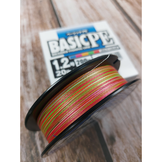 Шнур Sunline Basic PE HG 200m (мульти.) #1.2/0.187mm 20LB 9,2KG(Max), Диаметр: #1.2/0.187mm, Размотка: 200m, Выберите цвет: мультиколор, фото , изображение 10