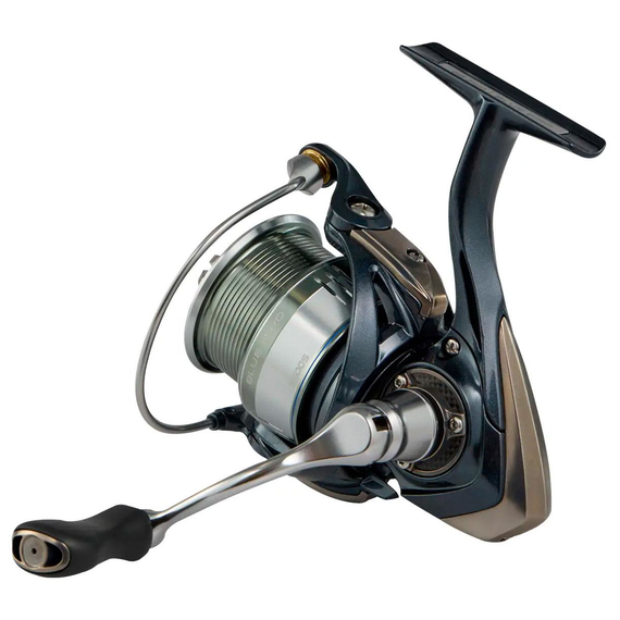 Котушка Favorite Blue Bird 1500S (2025), низькопрофільна шпуля, підшип. 9+1, швидкість: 5.2:1, Розмір шпулі: 1500S, фото , изображение 2