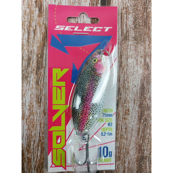 Блешня Select Solver 10.0g 71mm S48, Вес: 10г, Цвет блесны: S48, фото , изображение 3