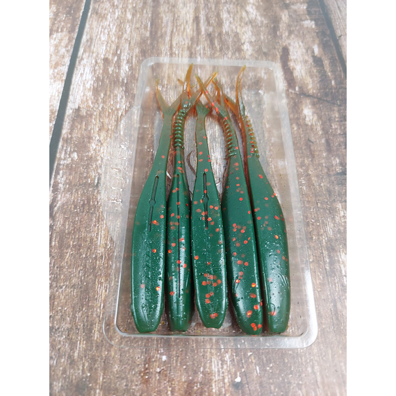 Силікон Select Victim V-Tail 4" #085 (5 шт / уп), Довжина силікону: 4.0" (10.16 см), Колір силікону: 085, фото , изображение 5