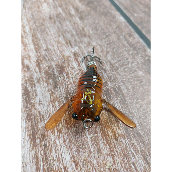 Воблер цикада Savage Gear 3D Cicada F 33mm 3.5g Brown, Розмір/Вага: 33мм/3.5г, Колір воблера: Brown, фото , изображение 6