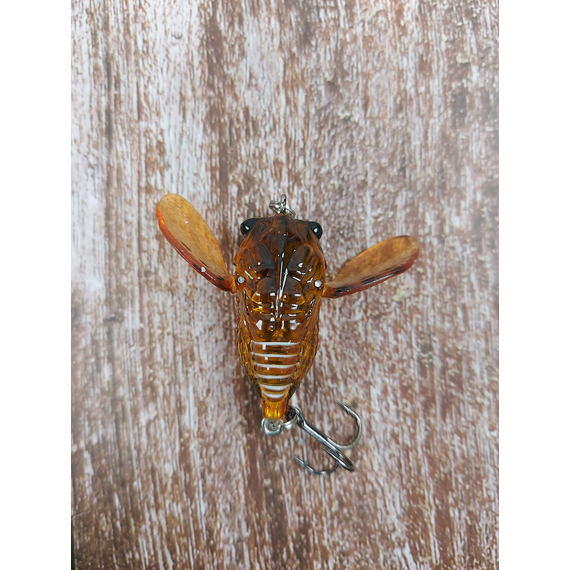 Воблер цикада Savage Gear 3D Cicada F 33mm 3.5g Brown, Розмір/Вага: 33мм/3.5г, Колір воблера: Brown, фото , изображение 7