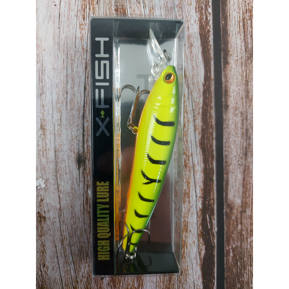 Воблер X-Fish Slim 100F 100mm 16.5g #098 (0.8-1.2m), Размер/Вес: 100mm/16.5g, Цвет воблера: 098, фото , изображение 3