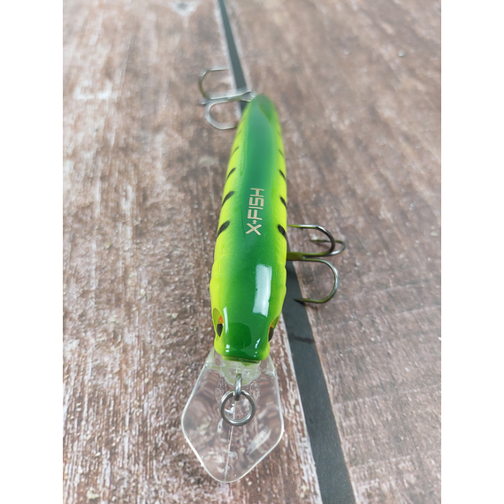 Воблер X-Fish Slim 100F 100mm 16.5g #098 (0.8-1.2m), Размер/Вес: 100mm/16.5g, Цвет воблера: 098, фото , изображение 5