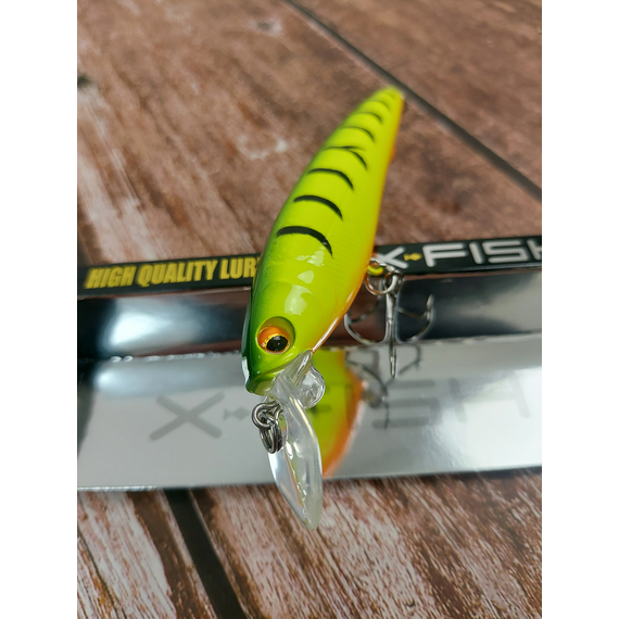 Воблер X-Fish Slim 100F 100mm 16.5g #098 (0.8-1.2m), Размер/Вес: 100mm/16.5g, Цвет воблера: 098, фото , изображение 8