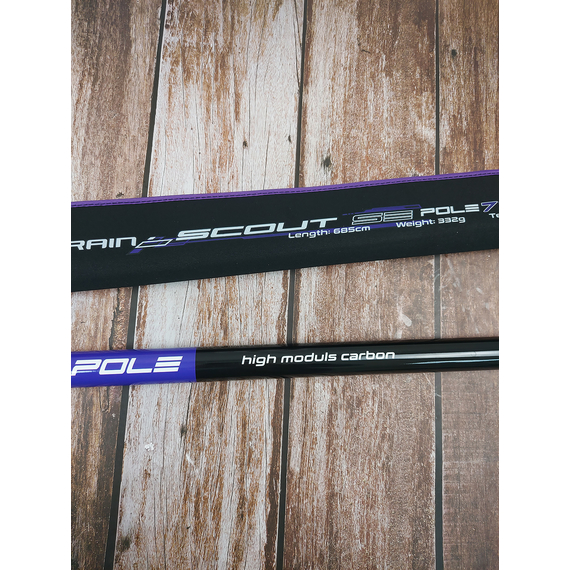 Махове вудилище Brain Scout SE Pole 7m, тест 20-40g (телескопічне, без кілець, з конектором) + чохол, Довжина: 7m, Тип вудлища: без кілець (махове), фото , изображение 8