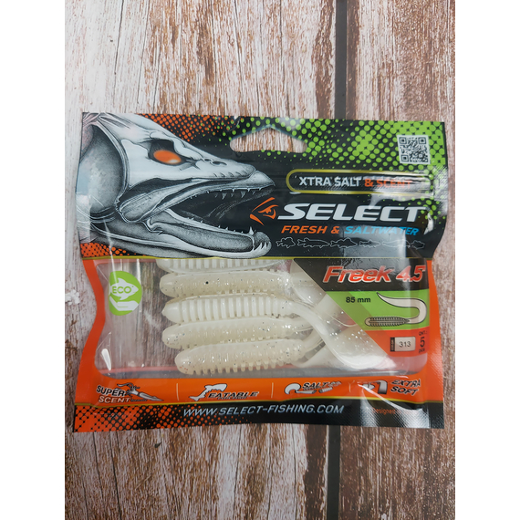 Силикон Select Freek 4.5" #313 (5 шт/уп), Длина силикона: 4.5" (11.43 см), Расцветка силикона: 313, фото , изображение 3