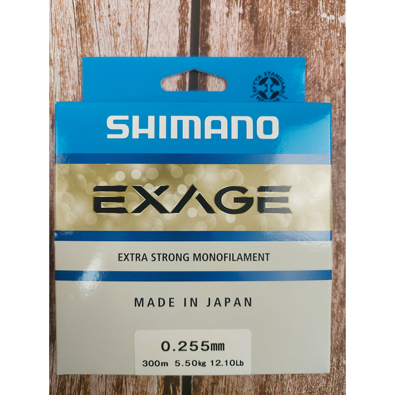Леска Shimano Exage 300m 0.255mm 5.5kg, Диаметр: 0.255, Размотка: 300m, фото , изображение 3