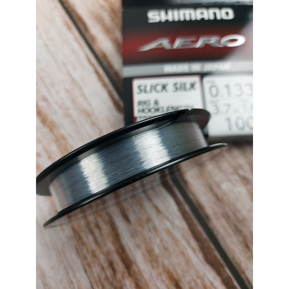 Жилка Shimano Aero Slick Silk Rig/Hooklength 100m 0.133mm 1.69kg, Діаметр: 0.133, фото , изображение 8