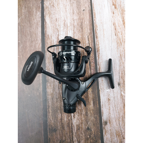 Котушка Brain Apex Double 3000, підшип. 6+1, з бейтранером (ручка вкручується в головну пару), Розмір шпулі: 3000 New, фото , изображение 9