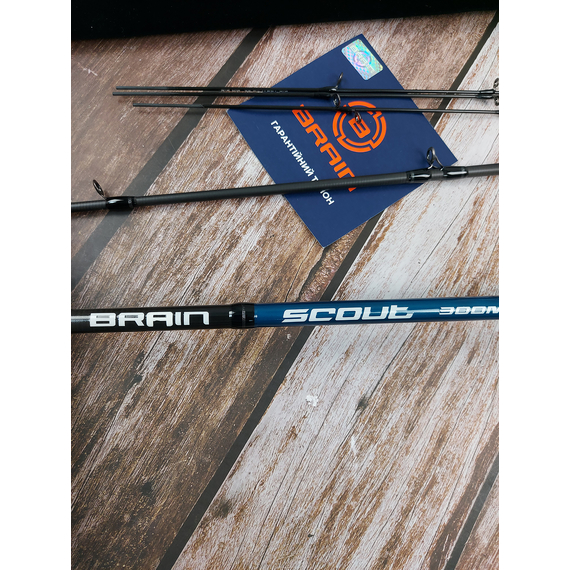 Фідер Brain Scout 3.00м / до 60г / EVA руків’я — легкий фідер для стоячої води, Модель: 3.0m 60g, фото , изображение 6