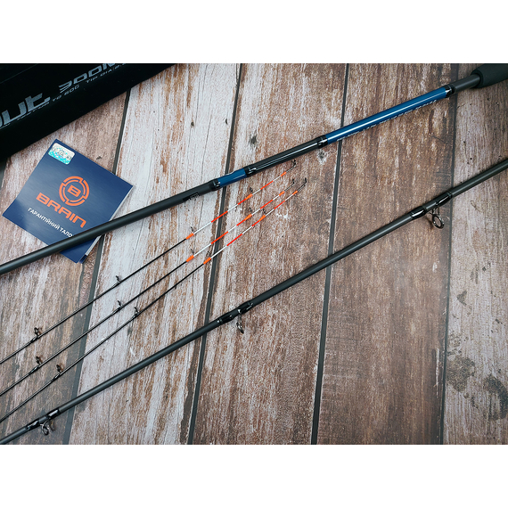 Фідер Brain Scout 3.00м / до 60г / EVA руків’я — легкий фідер для стоячої води, Модель: 3.0m 60g, фото , изображение 10