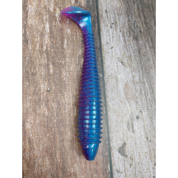 Силікон Keitech Swing Impact FAT 6.8" (3 шт/уп),, колір: ea#14 clear morning dawn, Довжина силікону: 6.8" (17.3 см), Колір силікону: ea#14 clear morning dawn, фото , изображение 6