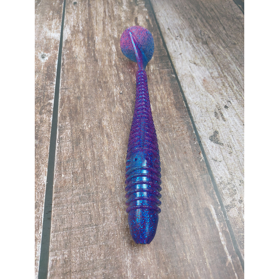 Силикон Keitech Swing Impact FAT 7.8" (2 шт/уп) цвет: ea#14 clear morning dawn, Длина силикона: 7.8" (19.8 см), Расцветка силикона: ea#14 clear morning dawn, фото , изображение 7