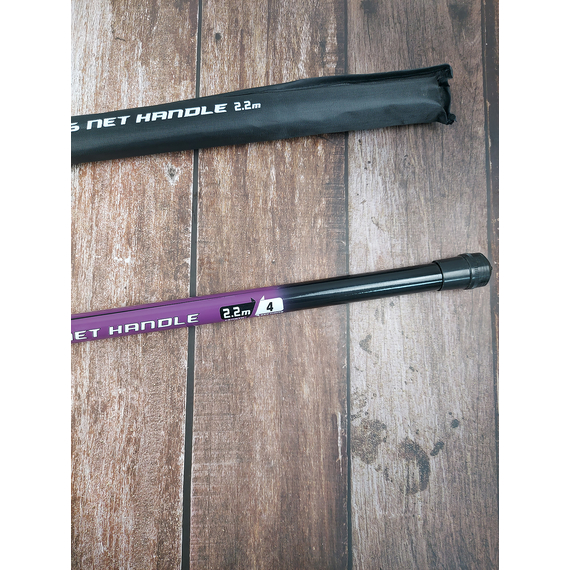 Ручка для підсака Brain Apex Traveller 2.2м — компактна, телескопічна, з різьбовим кріпленням, Довжина ручки: 2.2m, фото , изображение 4