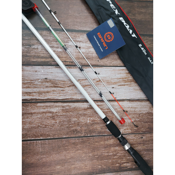 Фідер Brain Apex Boat 2.40m max 150g (3 вершинки), Модель: 2.40m max 150g, фото , изображение 11