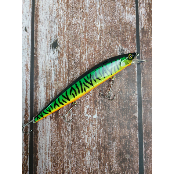 Воблер Jackall Rerange 130SP 21.1г Hot Tiger, Размер/Вес: 130мм/21.1г, Цвет воблера: Hot Tiger, фото , изображение 4