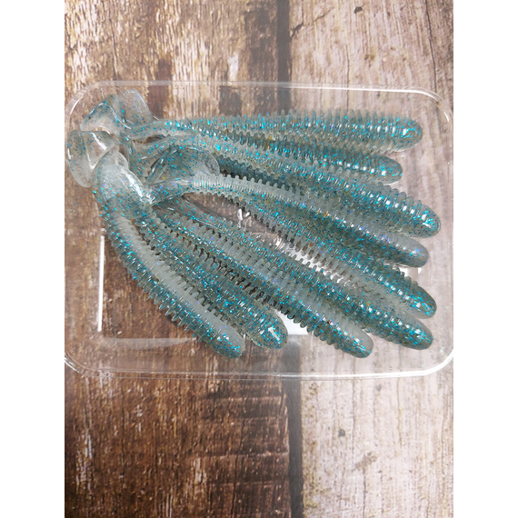 Силикон Keitech Swing Impact 2.5" (10 шт/уп), цвет: ea#22 electric silver shi, Длина силикона: 2.5" (6.3 см), Расцветка силикона: EA#22 Electric Silver Shi, фото , изображение 5