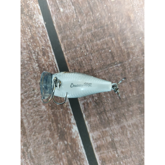 Воблер Jackall Chubby 38 SSR 38мм 4.2г HL Silver & Black, Размер/Вес: 38мм/4.2г, Цвет воблера: HL Silver&Black, фото , изображение 6