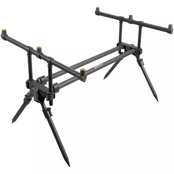 Род-под Brain RP2 (3 buzz bars), Количество удилищ: під 3 вудилища, Ніжки: регульовані телескопічні, фото , изображение 2