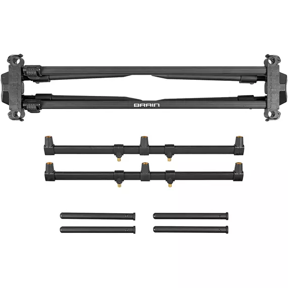 Род-под Brain RP2 (3 buzz bars), Количество удилищ: під 3 вудилища, Ніжки: регульовані телескопічні, фото , изображение 7