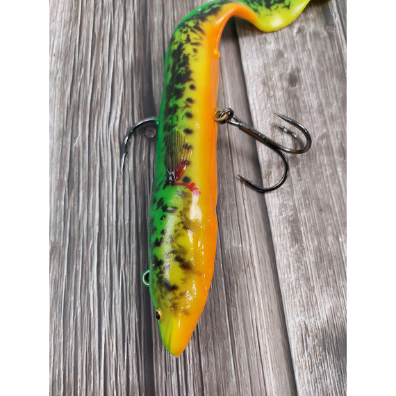 Силикон Savage Gear 4D Real Eel 300mm 80.0g Firetiger (поштучно), Длина силикона: 300mm, Расцветка силикона: Firetiger, фото , изображение 4