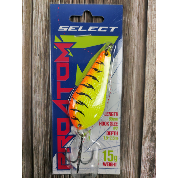 Блешня Select ProAtom 15.0g 65mm #11, Вага блешні: 15г, Колір блешні: 11, фото , изображение 3