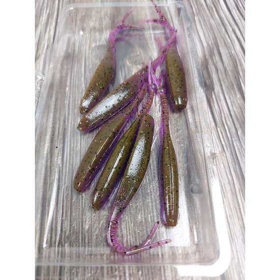 Силікон Select Victim V-Tail 2.5" #888 (7 шт / уп), Довжина силікону: 2.5" (6.1 см), Колір силікону: 888, фото , изображение 5