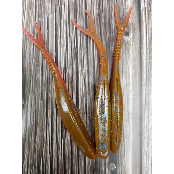 Силікон Select Victim V-Tail 4" #900 (5 шт / уп), Довжина силікону: 4.0" (10.16 см), Колір силікону: 900, фото , изображение 7