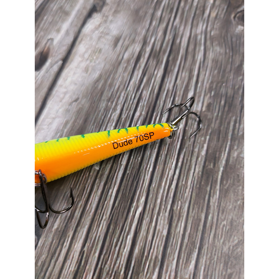 Воблер X-Fish Dude 70SP 70mm 6.5g #120 (0.6-1.5m), Розмір/Вага: 70mm/6.5g, Колір воблера: 120, фото , изображение 7