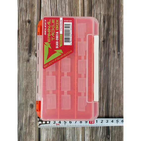Коробка Select Terminal Tackle Box SLHX-2001A 17.5х10.5х3.8cm, Розмір коробки: 17.5x10.5x3.8 см, Модель: SLHX-0301, фото , изображение 6