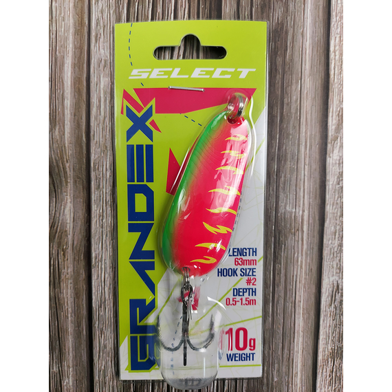 Блешня Select Grandex 10.0g 63mm #09, Вес: 10г, Цвет блесны: 09, фото , изображение 2