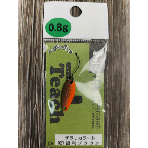 Блешня Nories Masukurouto Teach 0.8g #027T, Вага блешні: 0.8г, Колір блешні: 027T, фото , изображение 2