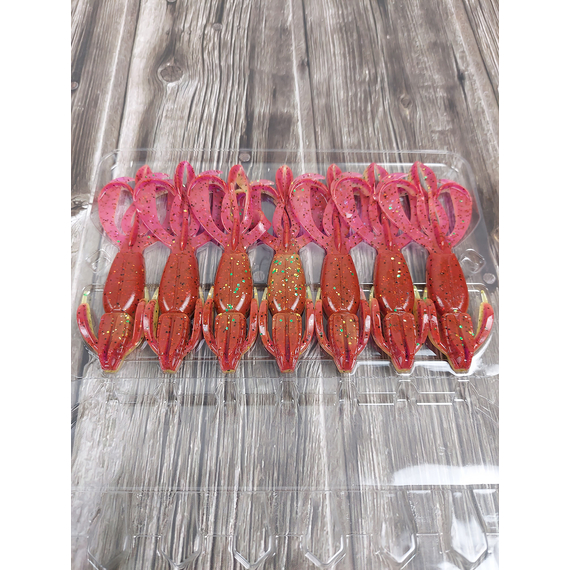 Силикон Keitech Crazy Flapper 3.6" (7 шт/уп), цвет: ea#18 mystic lime chart, Длина силикона: 3.6" (9.1 см), Расцветка силикона: EA#18 Mystic Lime Chart, фото , изображение 5