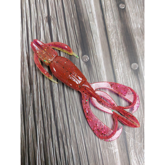 Силикон Keitech Crazy Flapper 3.6" (7 шт/уп), цвет: ea#18 mystic lime chart, Длина силикона: 3.6" (9.1 см), Расцветка силикона: EA#18 Mystic Lime Chart, фото , изображение 7