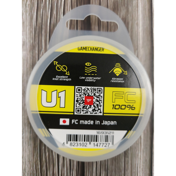 Флюорокарбон Favorite U1 FC 30m #1.75/0.22mm 7.6lb/3.46kg (Made in Japan), Діаметр: 0.22mm, Розмотування: 30m, фото , изображение 5