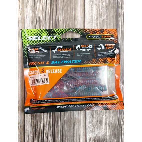 Силикон Select Freek 4.5" #314 (5 шт/уп), Длина силикона: 4.5" (11.43 см), Расцветка силикона: 314, фото , изображение 4