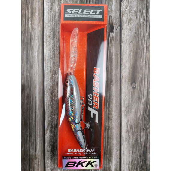 Воблер Select Basher 90F 90mm 14.0g S46 (max 4.0m), Размер/Вес: 90mm/14g, Цвет воблера: S46, фото , изображение 2