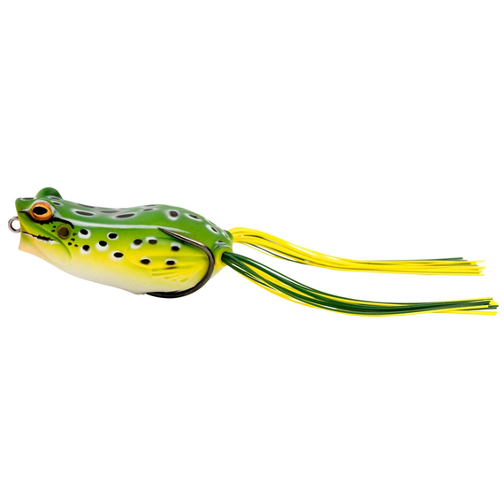 Воблер Savage Gear Hop Popper Frog F 55mm 15.0g Green Leopard, Размер/Вес: 55мм/15г, Цвет воблера: Green Leopard, фото 