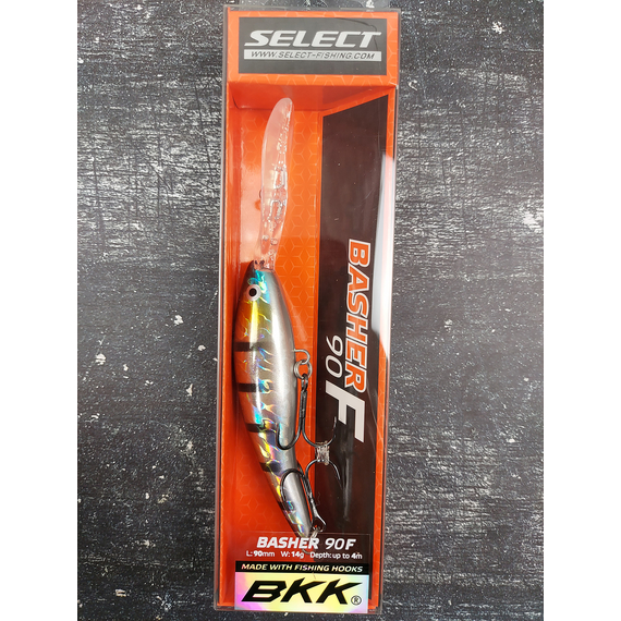 Воблер Select Basher 90F 90mm 14.0g #13 (max 4.0m), Размер/Вес: 90mm/14g, Цвет воблера: col.13, фото , изображение 2