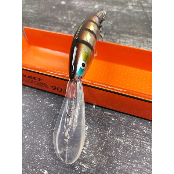 Воблер Select Basher 90F 90mm 14.0g #13 (max 4.0m), Размер/Вес: 90mm/14g, Цвет воблера: col.13, фото , изображение 4