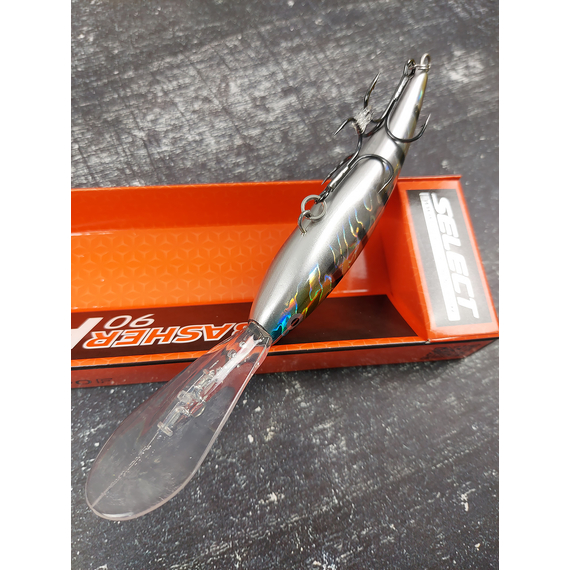 Воблер Select Basher 90F 90mm 14.0g #13 (max 4.0m), Размер/Вес: 90mm/14g, Цвет воблера: col.13, фото , изображение 6