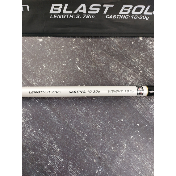 Болонське вудлище Brain Blast Bolo 4m, факт. довжина - 3,7m, 176g (телескопічне, з кільцями) + чохол та захист на кільця, Довжина: 4m, Тип вудлища: з кільцями (болонське), фото , изображение 5