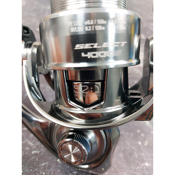 Котушка Select Chrome 4000S (6+1 підшипник) — спінінгова з низькопрофільною шпулею для дальнього закидання, Розмір шпулі: 4000S, фото , изображение 6