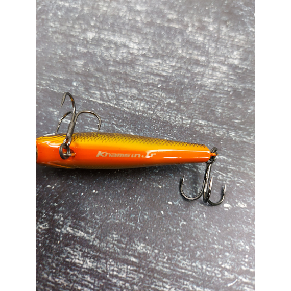 Воблер ZipBaits Khamsin Jr. 50-SP-SR, 50mm 4.0g #050 (0.5-1.0), Размер/Вес: 50mm/4.0g, Цвет воблера: #050, фото , изображение 6